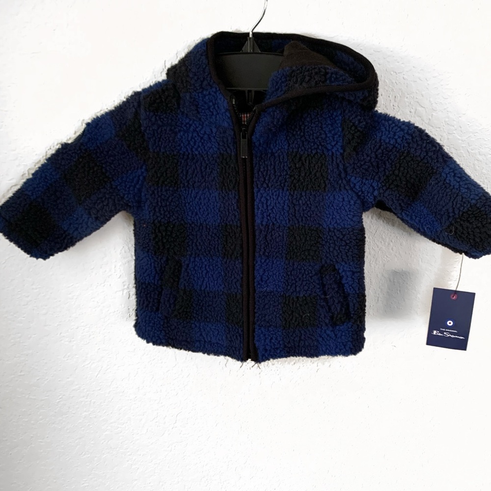 Ben Sherman Fleece Hoodie Jacket 12months NWT